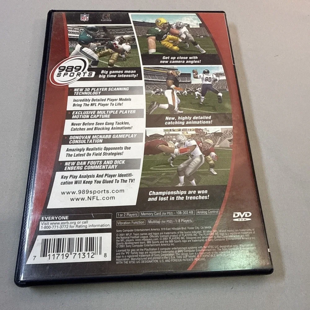 NFL GameDay 2002 (Sony PlayStation 2, 2001)